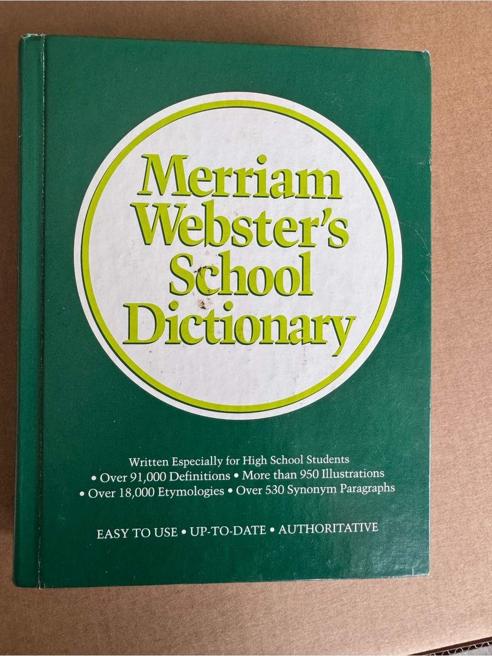 School Dictionary - Green